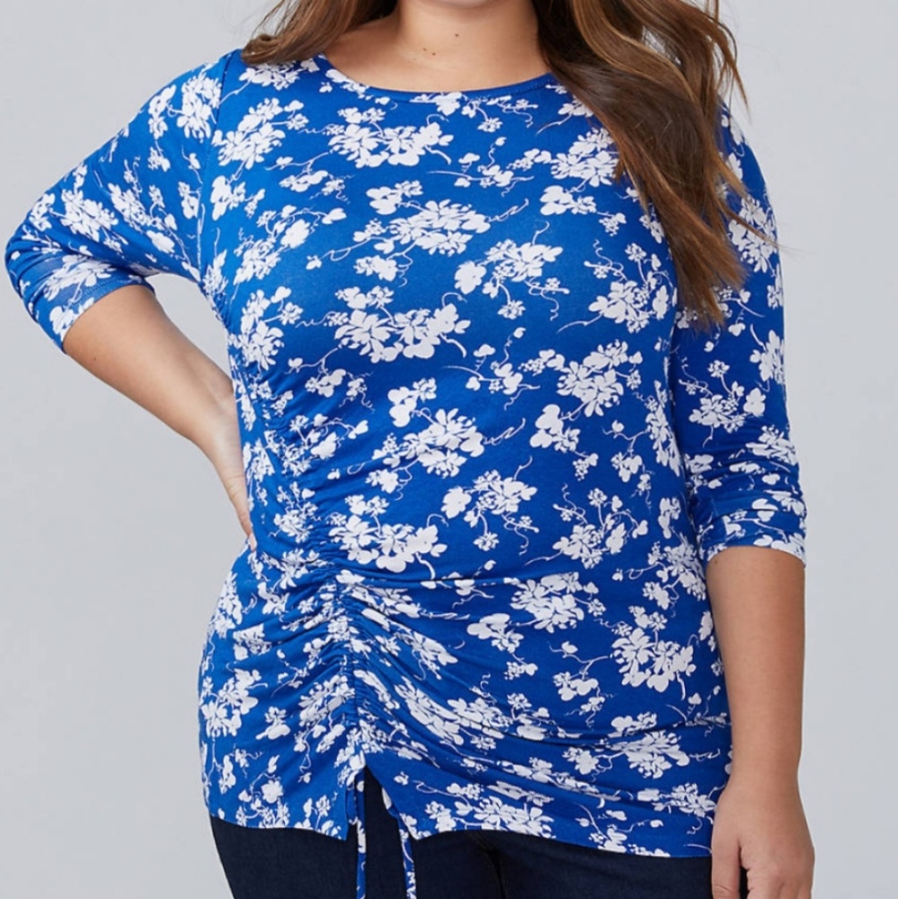 NWT Lane Bryant Ruched Top